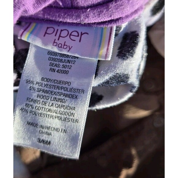 7 Pc Baby Girl Clothing Sizes 0-3, 3, 3-6 Months Mixed Lot Brands Romper Jackets - Picture 4 of 16